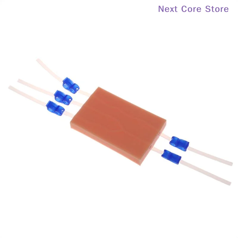 [NC]Venipuncture Injection Practice Pad Simulation Human Skin Tear Resistant Portable For Students Nurses Suture Training Model