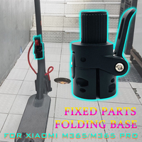 For Xiaomi Electric Scooter Folding Pole Base Durable Aluminum Alloy Folding Clamp Folding Base Fixed parts Replacement Parts