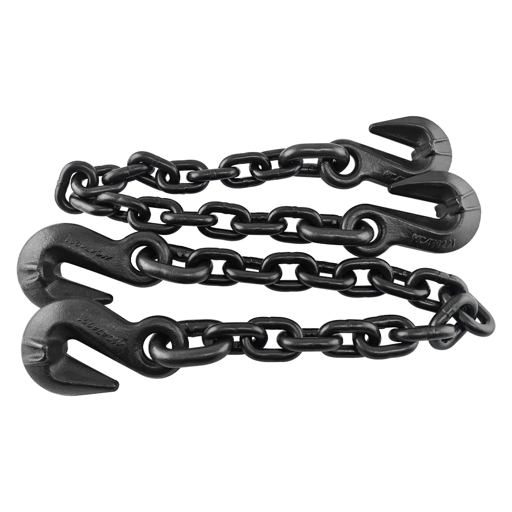 

Высокопрочная цепь из оксида черного цвета G80 с двойным захватом