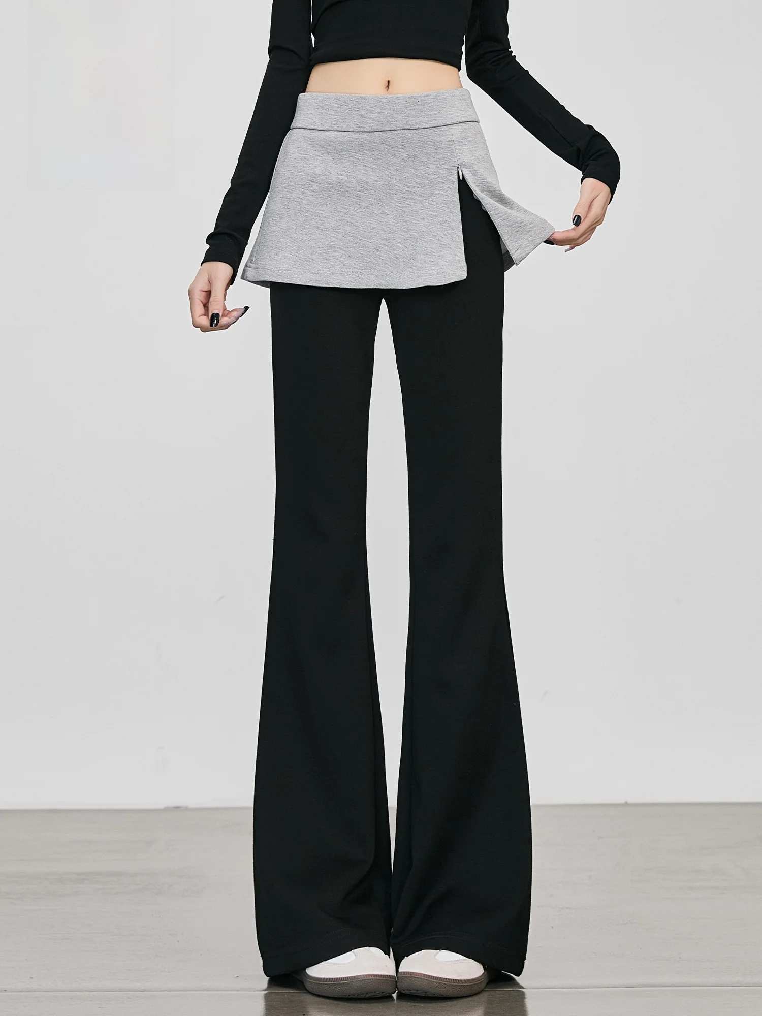 الأمريكية Sle منخفضة الخصر جرس بوت سراويل تقليدية المرأة مثير شيك اليوغا السراويل Bla مايكرو متوهج بنطلون بواسطة itCHOCOOLATE