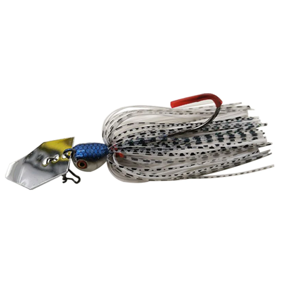 14G/18G Spinnerbait Angelköder Angelzubehör Balde Jig Angelrock Angelzubehör für Hecht und Barsch
