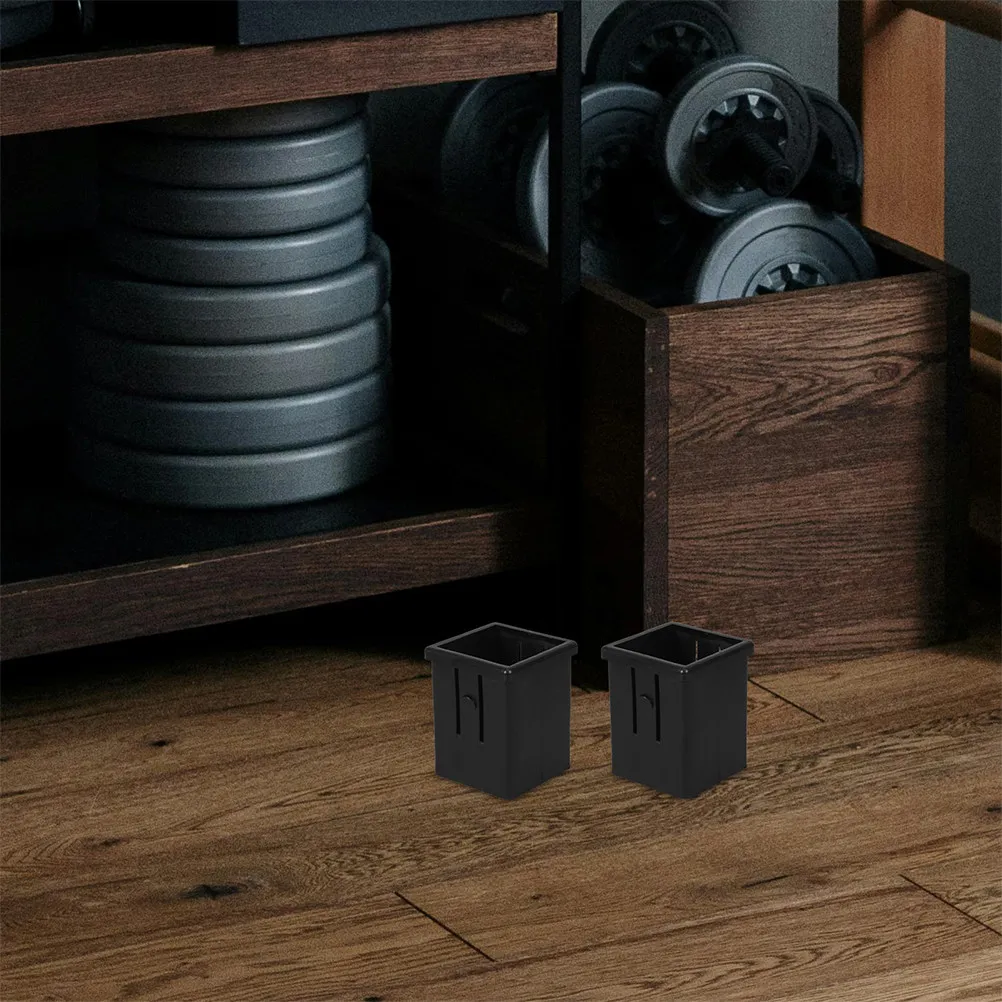 8Pcs Fitness Equipment Hollow Square Tube Insert Sleeve Converter Tube Inserts Converter Sleeve for Workout Machine Tubing