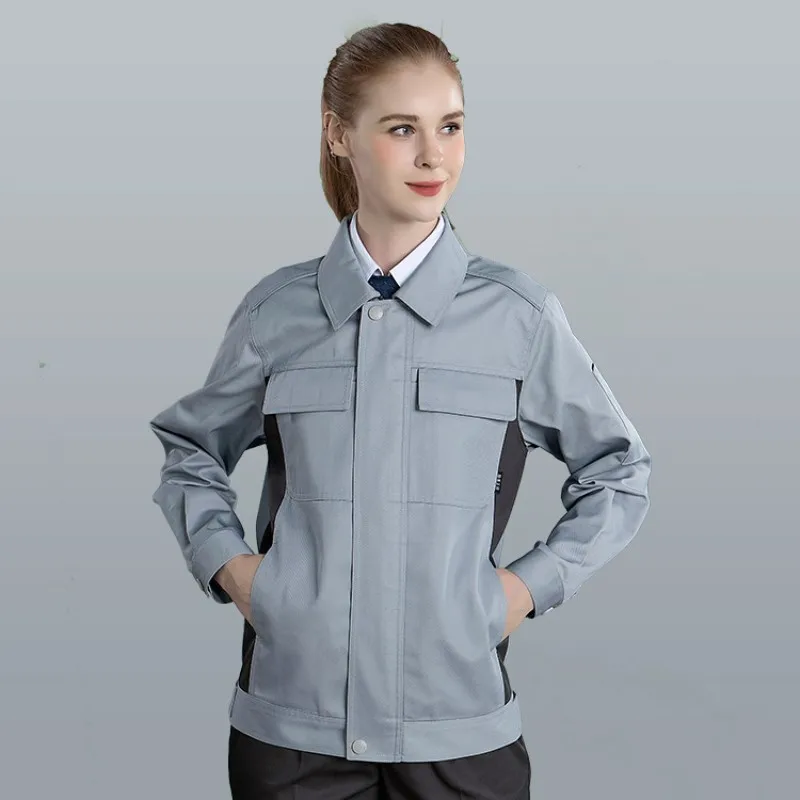 Conjunto de roupas de trabalho masculino, roupas de trabalho, uniformes de seguro de trabalho, reparação automática, engenharia mecânica, 5XL, primavera