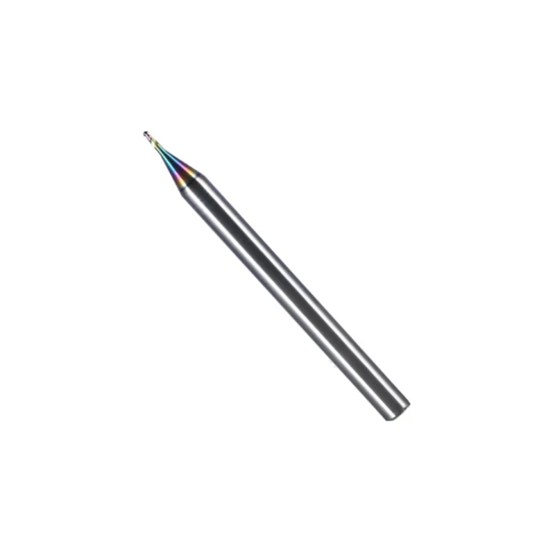 Carbure de HRC55 M2Tungsten 0.2-0.9 R0.15-R0.4 boule micro antarctique/plat fraise en bout pour les fraises de rayon d'infraction avec le revêtement de DLC