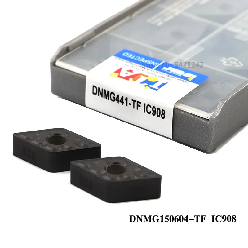 

10 шт. DNMG150608 DNMG150604 DNMG150408 DNMG150404 TF IC907 IC908 твердосплавная вставка токарный станок с ЧПУ токарные инструменты инструмент для резки металла