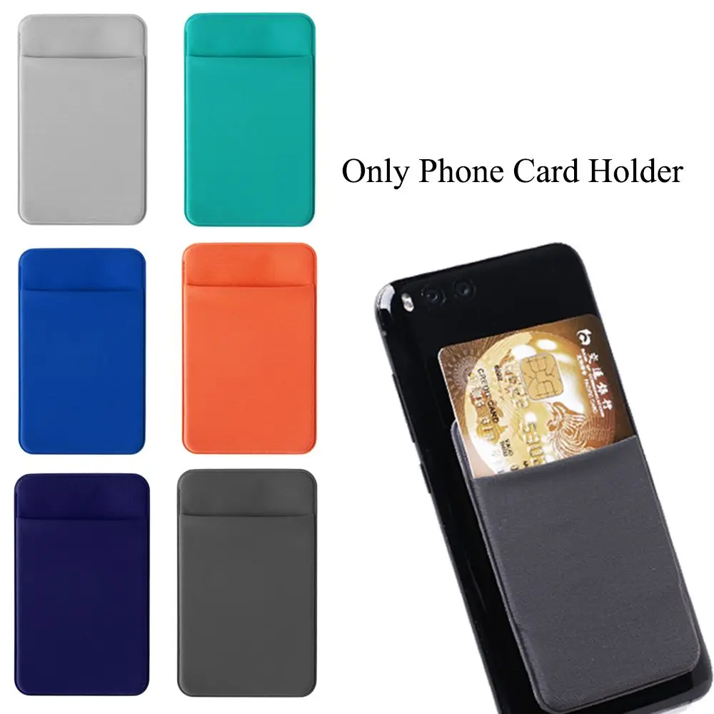 Hot Universal Lycra Phone Card Holder Cellphone Pocket Wallet Case Credit ID Card Holder