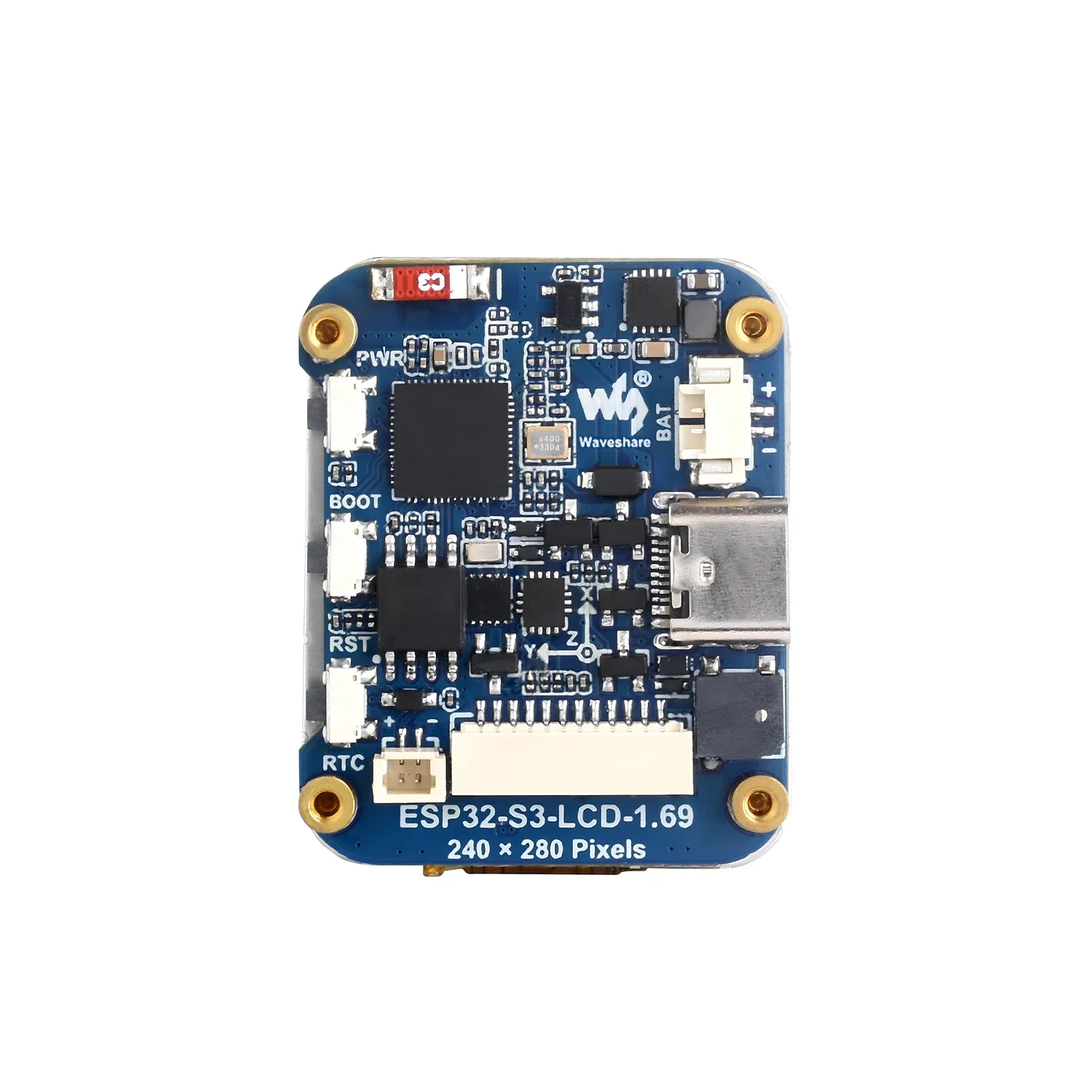 ESP32 S3 1.69inch Touch Screen Development Board for WiFi Bluetooth Display Programming Projects Breakout Shield Accessories