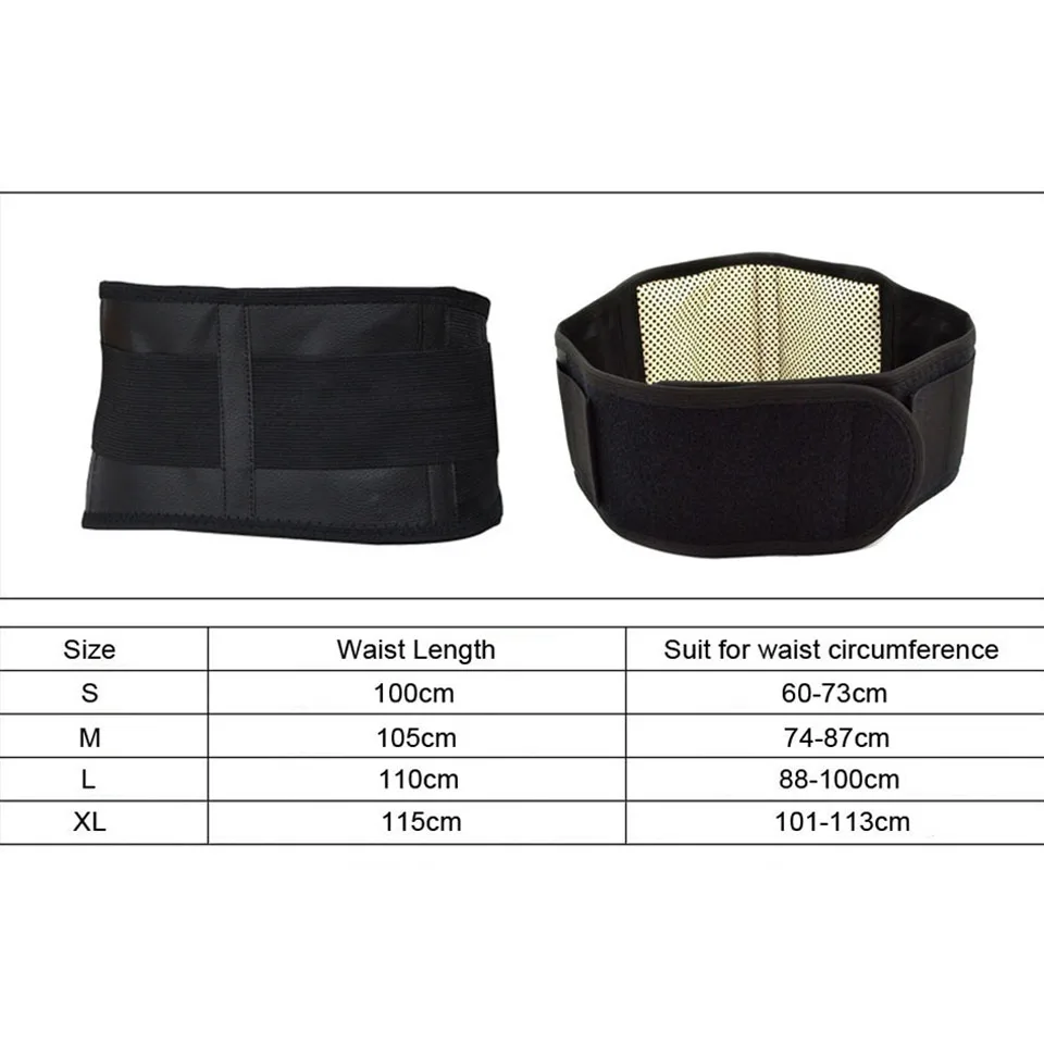 LOOGDEEL Self Heating Waist Protection Belt Squat Pressure Waistband Lightweight Sport Waist Support Lumbar Back Guard Women Men