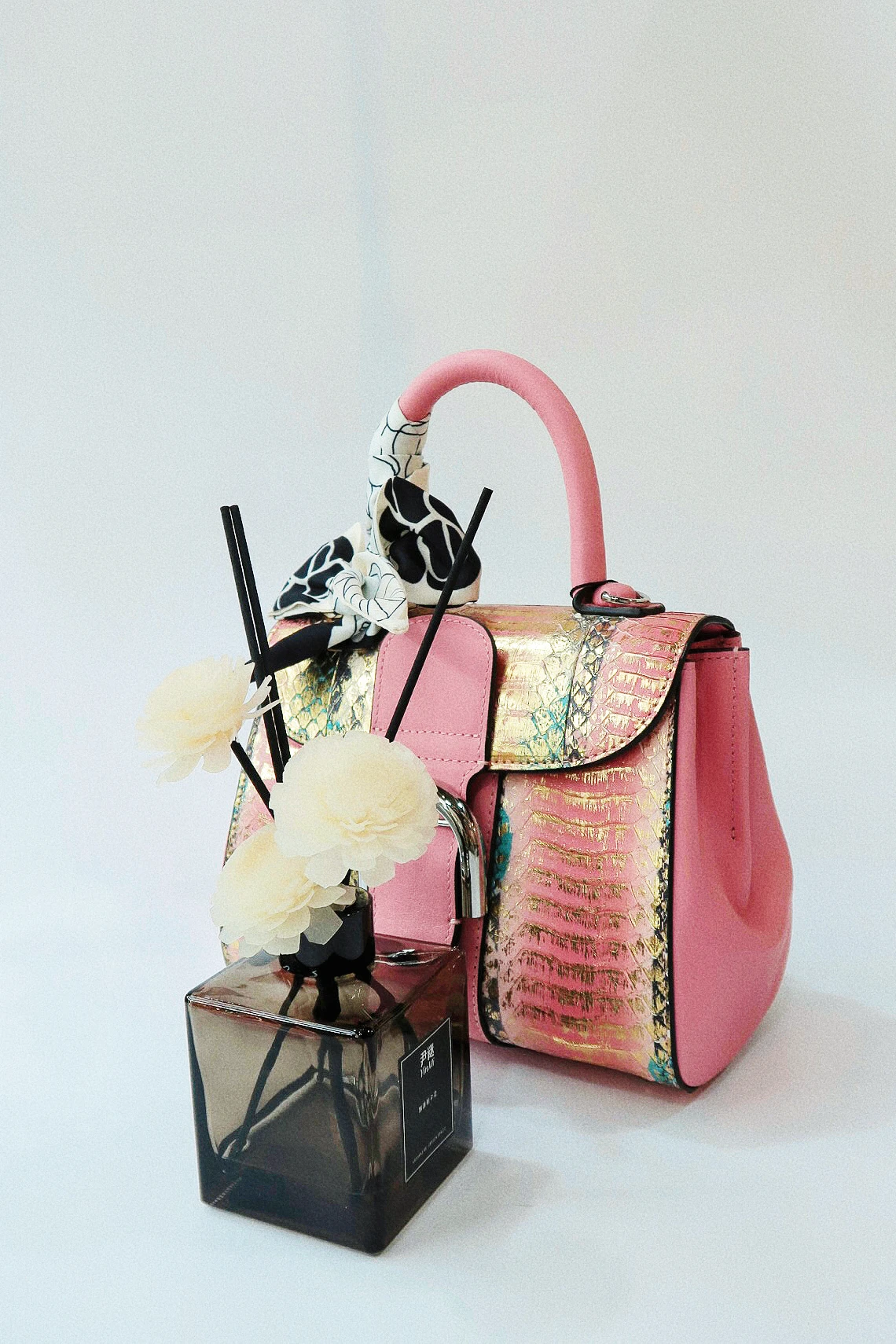 

2024NewStyleSummerSpringRealSnakeskinLeatherHandholdCrossbodyWOmen'sBagFemale'sBag