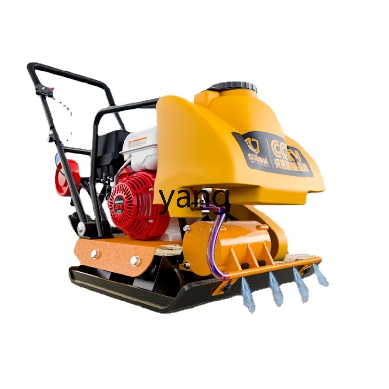 Yjq Diesel Fueled Plate Compactor Ramming Machine Small Electric Gasoline Vibration Electric Ramming Asphalt Pavement Compaction