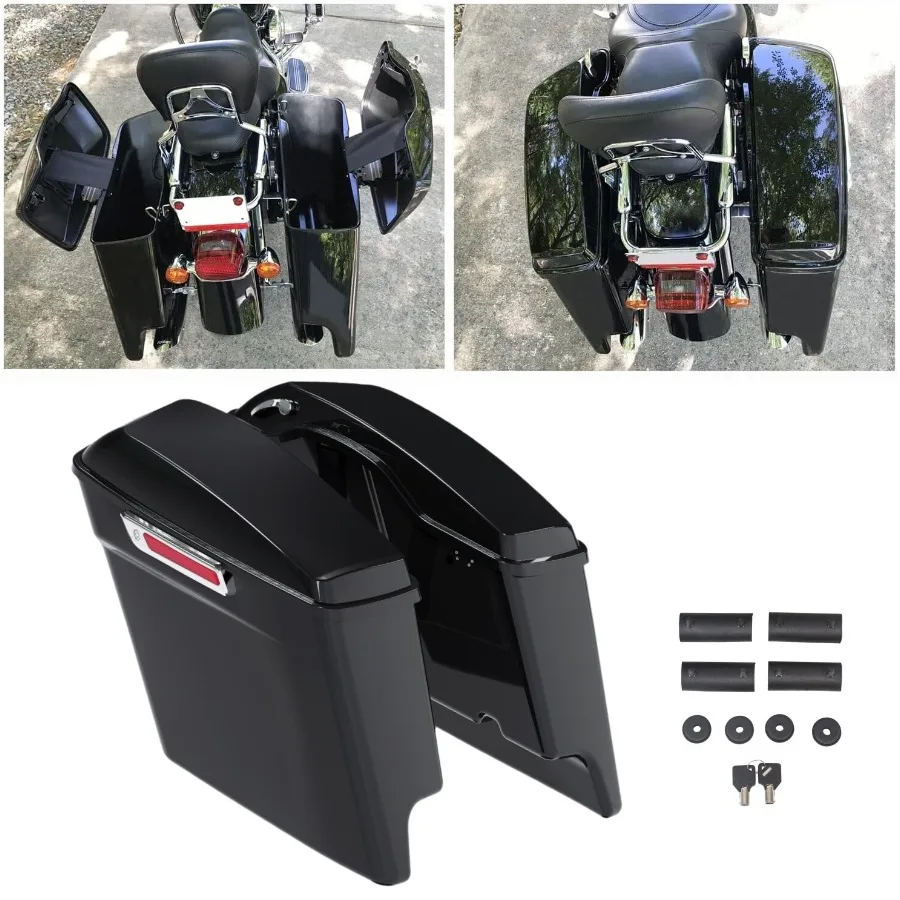 

5 ид # 034; Растянутые седельные сумки для мотоцикла Harley Touring Road King 19932013