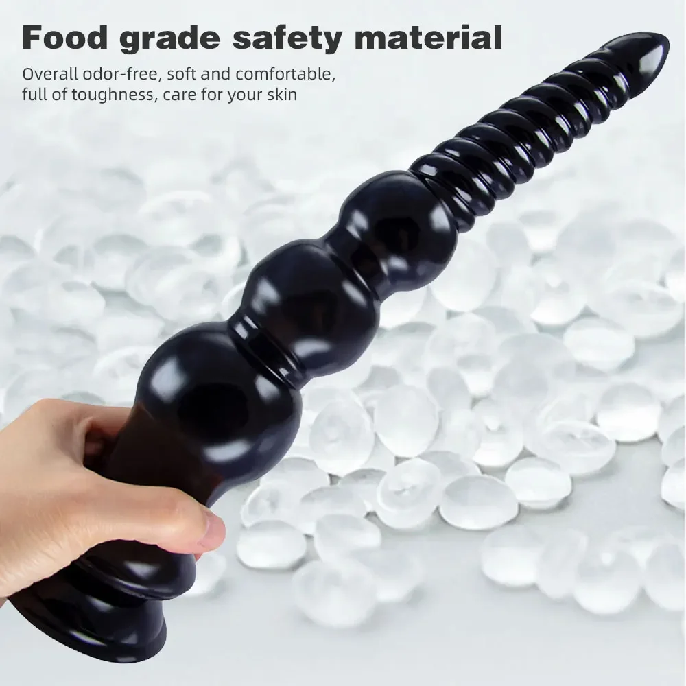 Huge Simulation Dildo Sex Shop Soft Penis with Powerful Sucker Female Masturbation Tool Butt Plug Prostate Massage Stimulator