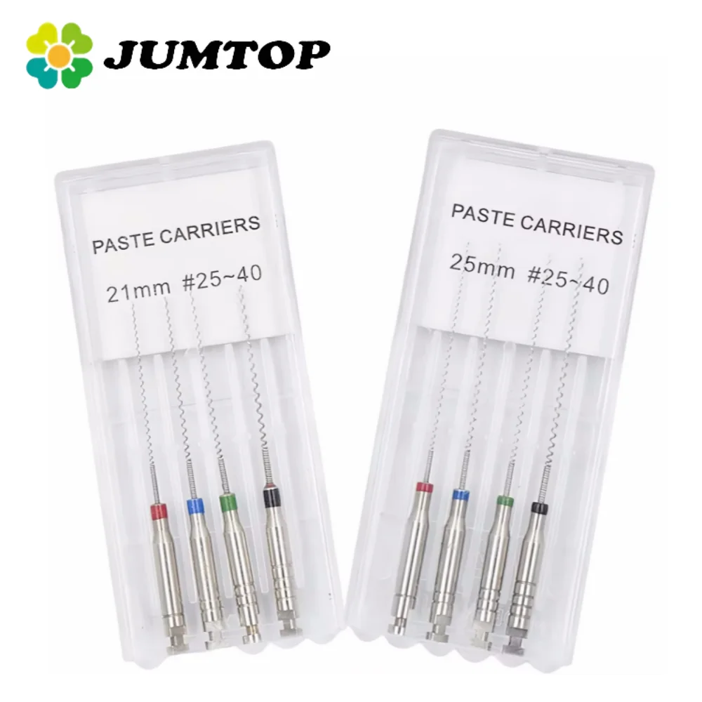 

Dental Rotary Paste Carriers - Spiral Filler Set for Root Canal Obturation & Endodontic Engine Filling Procedures