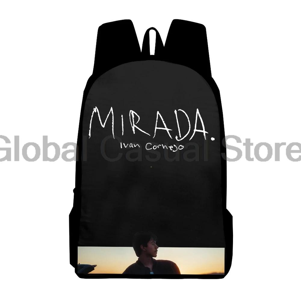 Ivan Cornejo Mirada Album Merch Backpack Women Men Daypack Casual Travel Bag Hip Hop Bag