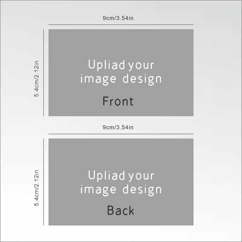 Customized Personal Business Cards 100/200/500/1000 Double-Sided Waterproof Matte Surface Customizable Desk & Thank You Cards Ph
