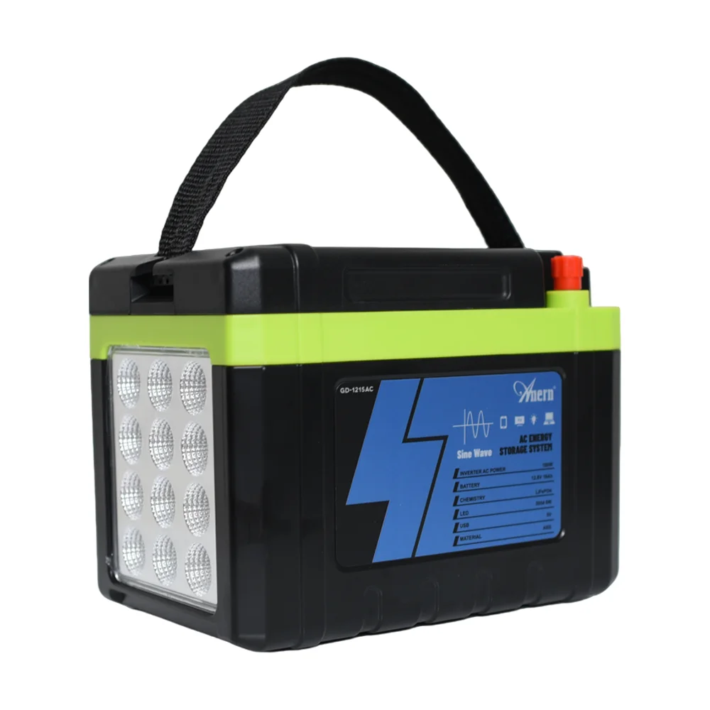 

12V 150W Solar Power Bank Система солнечного освещения