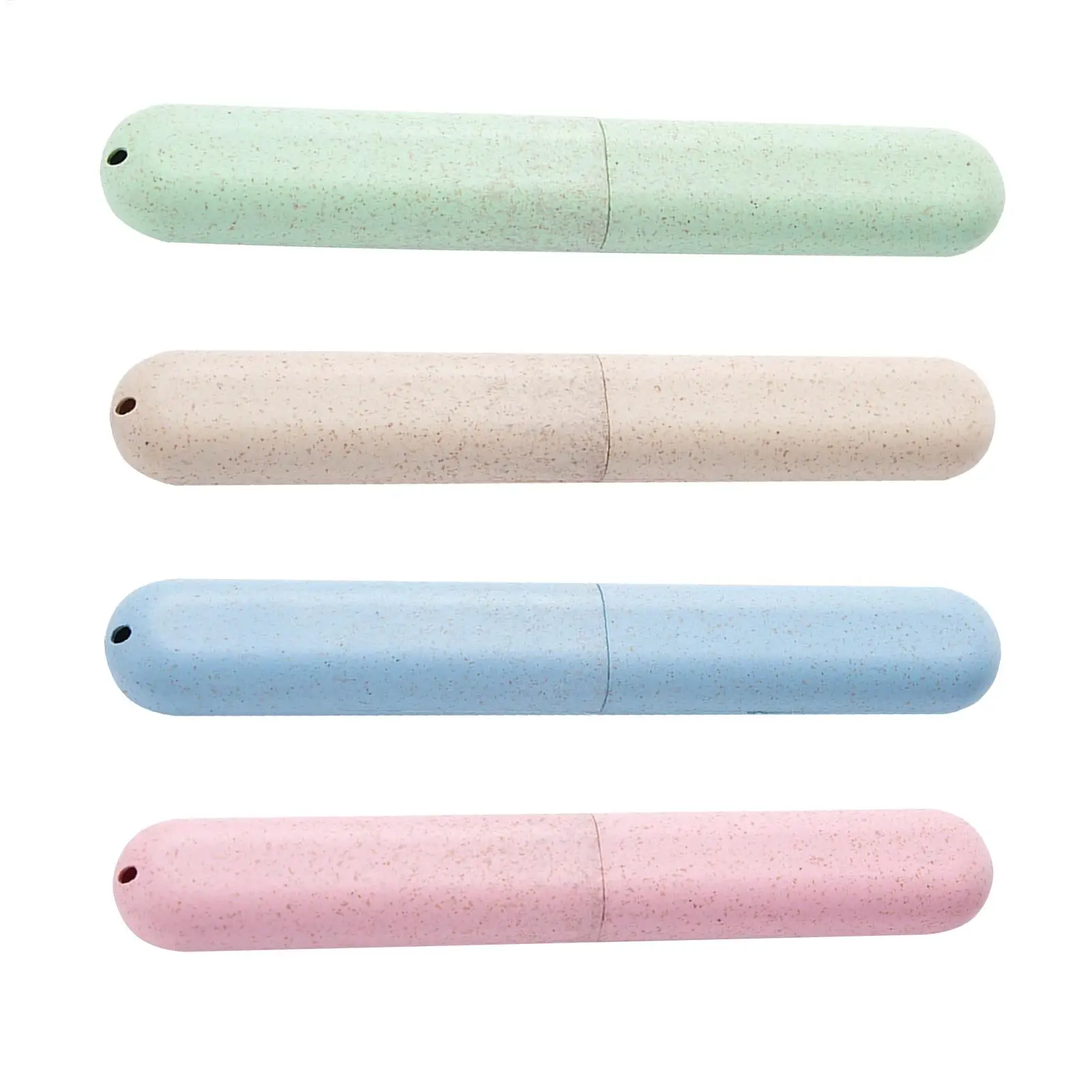 Portable Toothbrush Holder Case with Ventilation Holes, Lightweight Mini Travel Cover, Hygienic Storage Box for Home & Trip