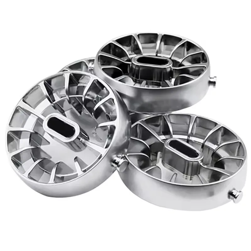 1Set/4Pcs Vortex Air Conditioner Air Vent Chrome Trim Cover For Mercedes-Benz Smart 453 Four Two Dashboard Outlet Frames