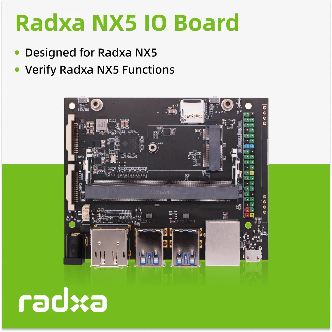 BoMaSRadxa NX5 IO Board, Verify Radxa NX5 Functions