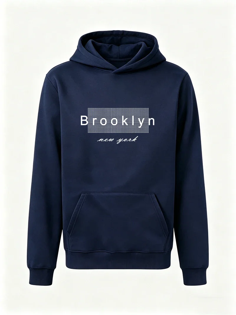 Mens Tracksuit Daily Casual Sweatshirts Sweatpants Outdoors Gym Sports Jogging Man Clothing Fashion Single Piece Hoodies Pants view 5