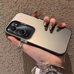 For Vivo Y18 4G Case Vivo Y03 4G Y18E T3 Lite Y28S 4G Phone Case Luxury Laser Metallic Aurora Color Shockproof Bumper Cover