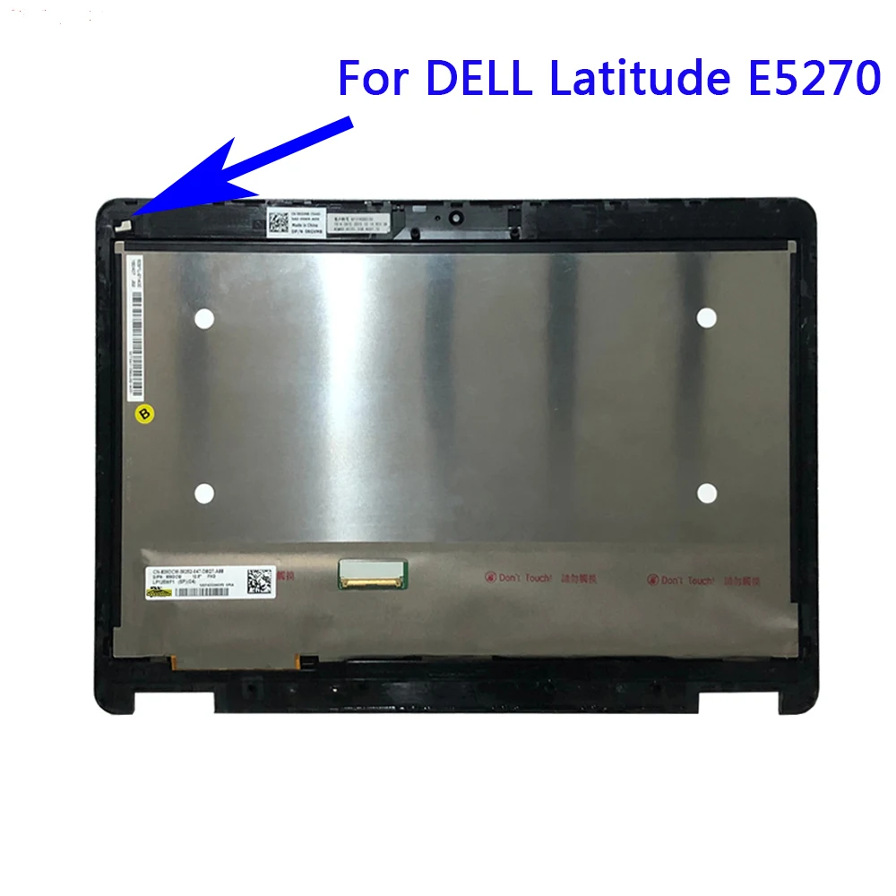 Imagem -04 - Lcd Display Touch Screen Assembly Dell Latitude E7250 E7270 E5270 12.5 Polegada Fhd Lp125wf1-spg1 Lp125wf1-spg4 039dcw