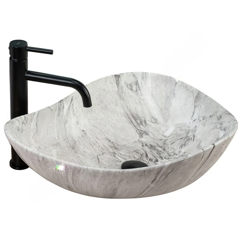 

Bathroom basin on the table, practical washbasin on the table