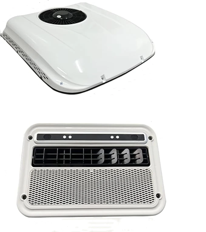 Portable Truck Air Conditioner Universal RV Rooftop AC Unit 24V 2000W R-134a Auto Parking Cab air Conditioner