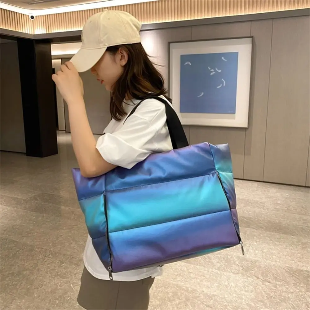 

Large Capacity Women Gym Sports Bag LightWeight Dry Wet Separation Waterproof Swimming Bag Soft Shoulder Foldable