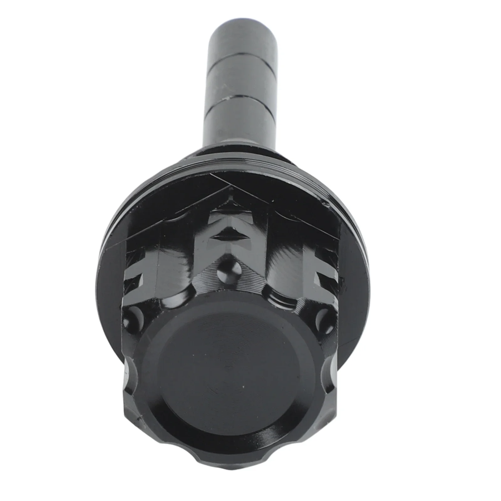 CNC Dipstick Motorcycle Dipstick Non-Deformed Stylish Appearance Wear-Resistant Material Anodized Finish Silver