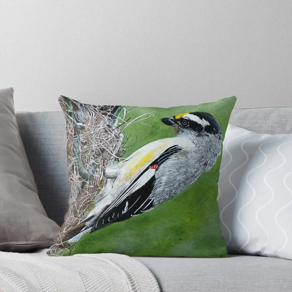 

Striated Pardalote Throw Pillow Sofa Cushions Cover Christmas Pillow pillow