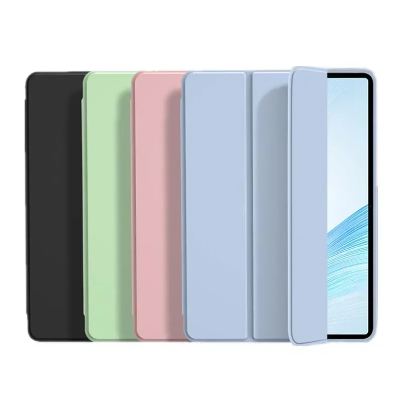 Case for Oneplus Pad 2 Tablet Tri-Folding Soft TPU Silicone Back Cover Funda for Oneplus Pad 2 One Plus Pad 2 Tablet Case 12.1''