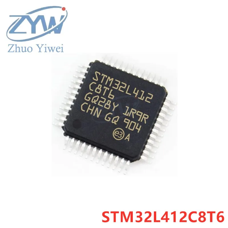 STM32L412C8T6 LQFP-48 STM32L STM32L412 STM32L412C8T 80MHz 64KB ARM Cortex-M4 chip 32-bit microcontroller MCU New original