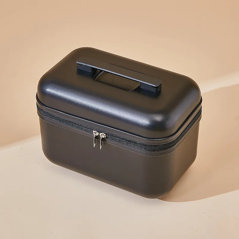 14 Inch Handheld Zipper Luggage ABS Waterproof Travel Suitcases Portable Mini Luggage Storage Boxes Makeup Suitcase Kids Luggage