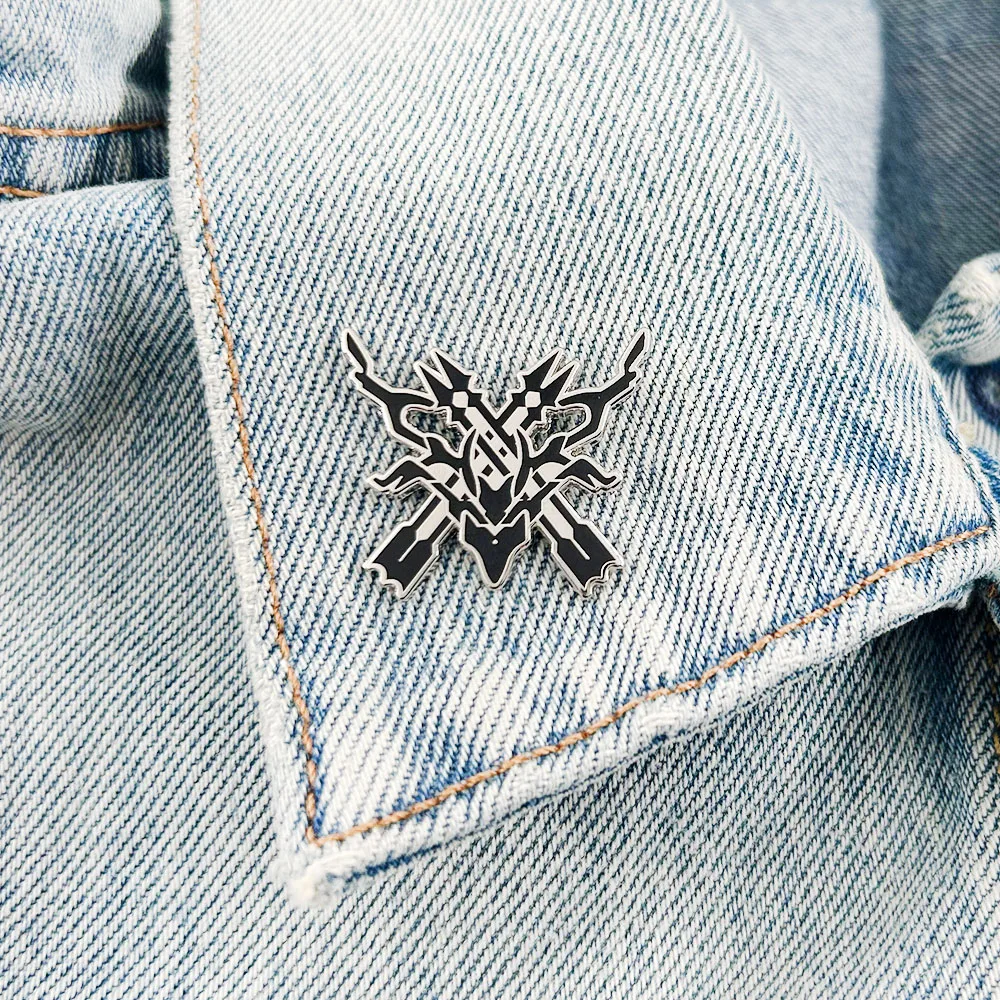Honkai: Star Rail The Hunt Logo Badge RGP Peripheral Lapel Pin Gamer Gift Collect Souvenirs view 2
