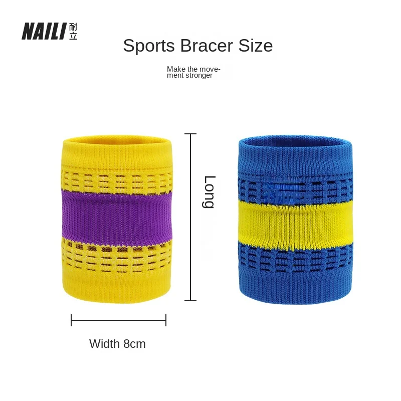 Oversized Breathable Mesh Sports Wrist Guard Female Summer Thin Cooling Dopamine Sweat Wicking Man Women Male Basketball W100