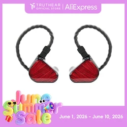 TRUTHEAR x Crinacle ZERO:RED earphone Dual Dynamic Drivers In Ear Headphone with 0.78 2Pin Cable
