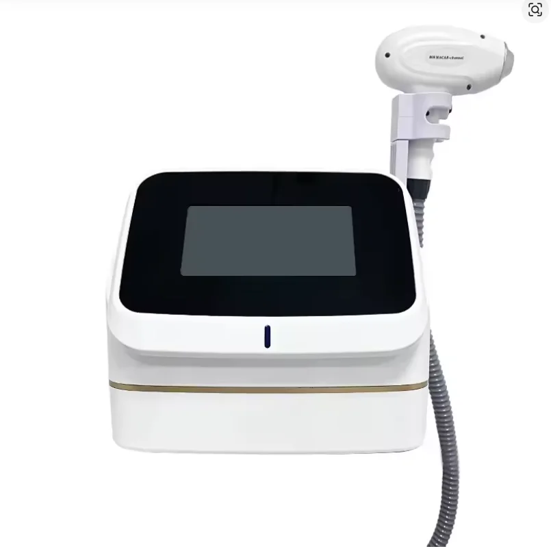 Mini Painless 808Nm Diode Lase Hair Removal Equipment With Ice Titanium Cooling Desktop Portable