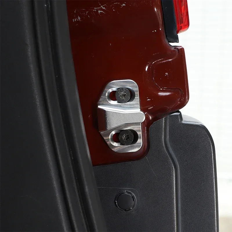 1Pcs Aluminum alloy Black For Toyota FJ Cruiser 2007-2021 Car tailgate latch car modification accessories
