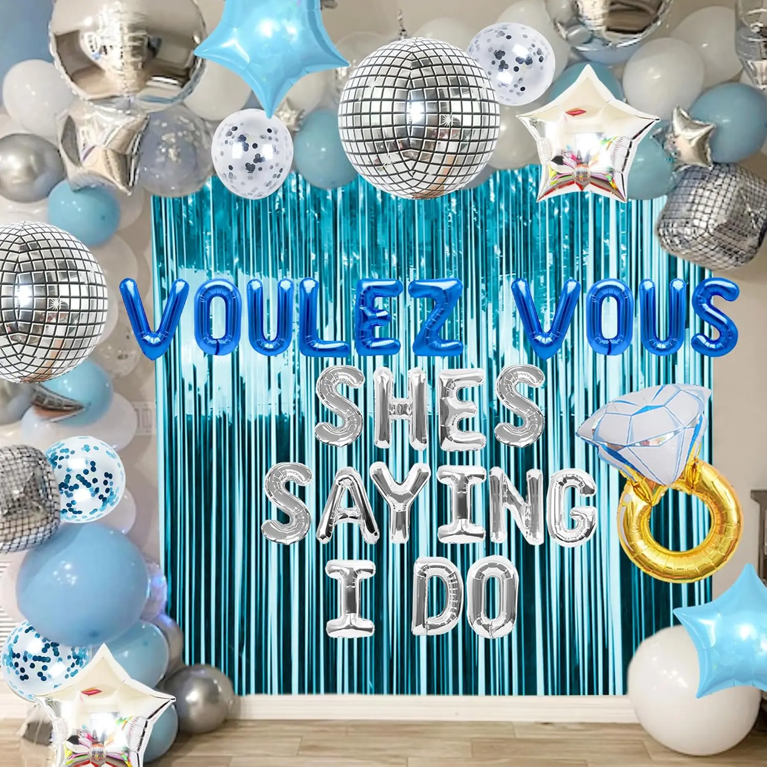 LaVenty Voulez-Mamma Mia Decorações De Festa, Última Disco Bachelorette Party Decorações