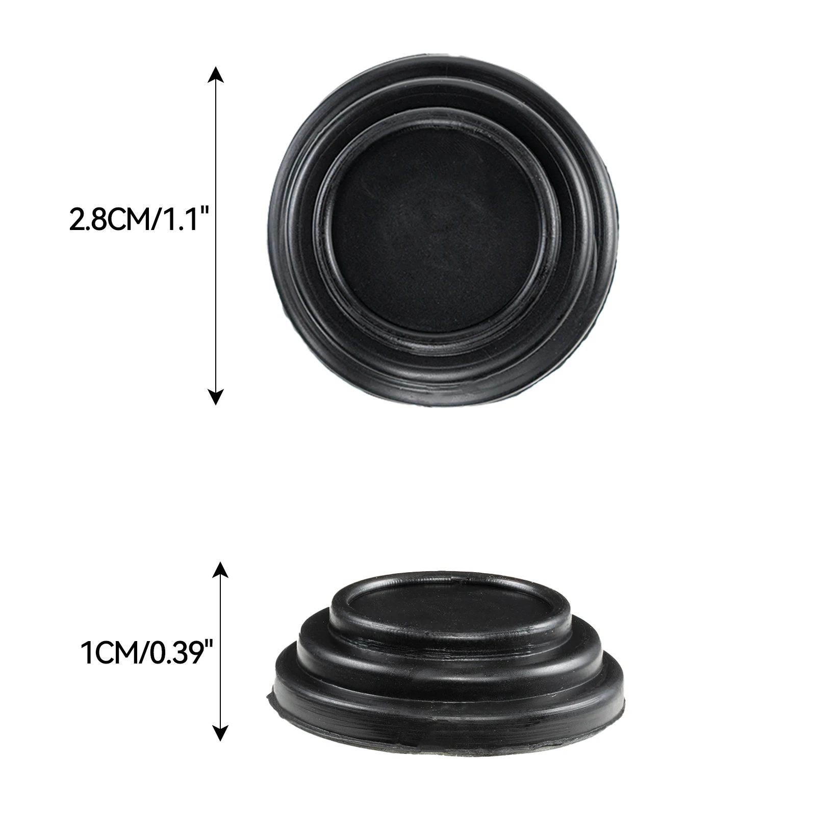 20pcs Door Shock Absorber Pads Buffer Bumper Pads Shock Absorption Sound Insulation Rubber Gaskets Adhesive Stickers