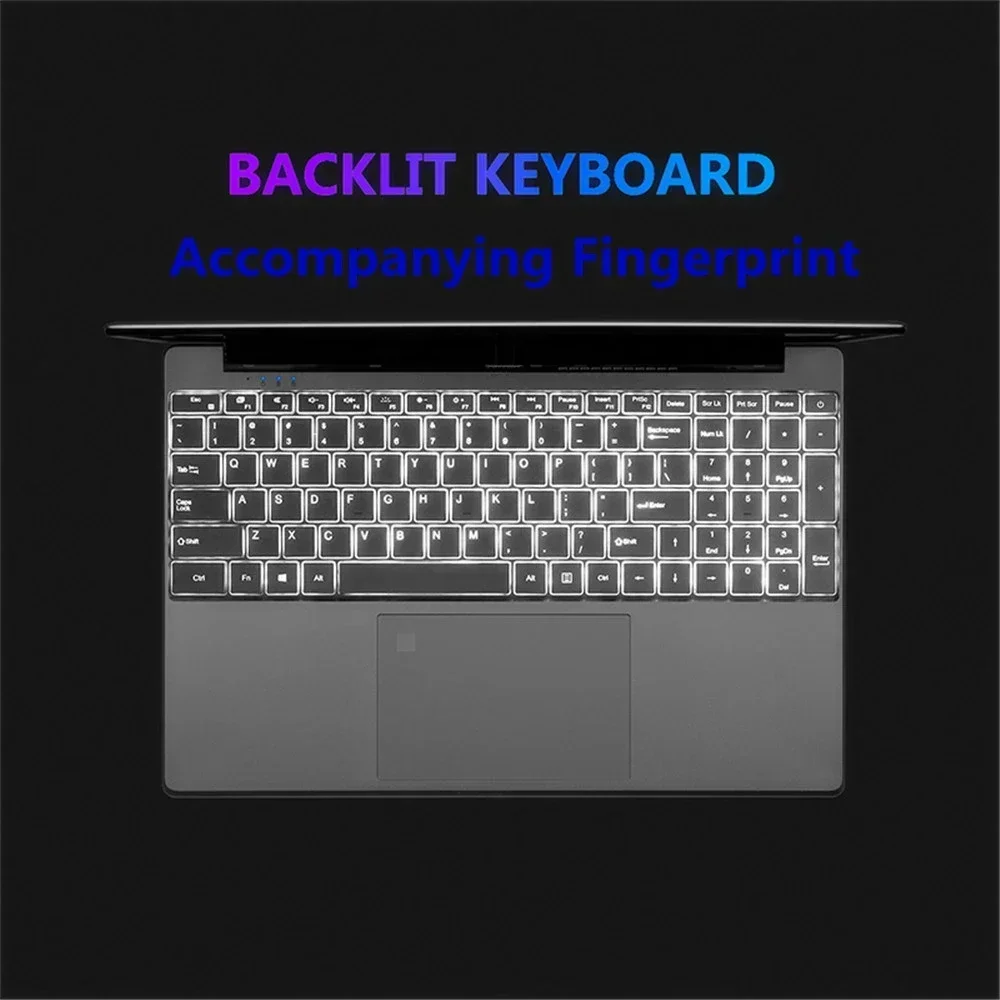 New! Notebook 15.6 inch Laptop Windows 11 10 Pro 1920*1080 Cheap Portable Intel Laptop 16G RAM 128GB/256GB/512GB/1TB SSD HDMI Po