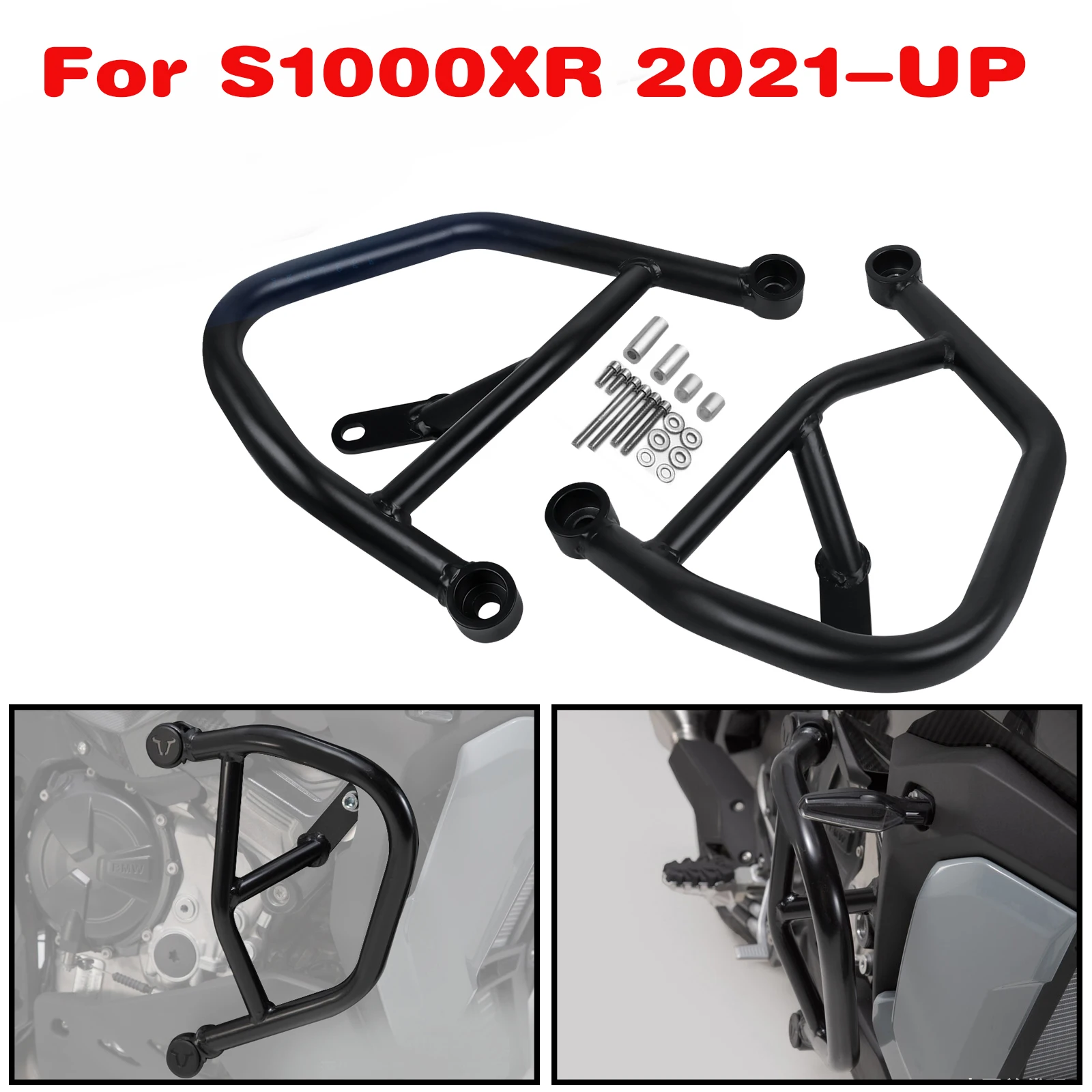 

For BMW S1000XR S1000 XR S 1000 XR 2021-2025 Motorcycle Highway Front Crash Bars Engine Guard Bumpe Stunt Cage Frame Protector