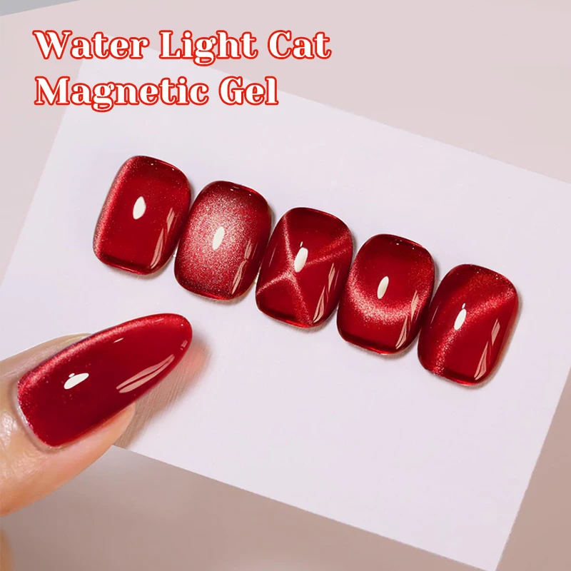 NICOLE DIARY 10ml gato de cristal rojo esmalte de uñas de Gel magnético estilo Punk arte de uñas manicura Varnis Gel semipermanente remojo de uñas UV