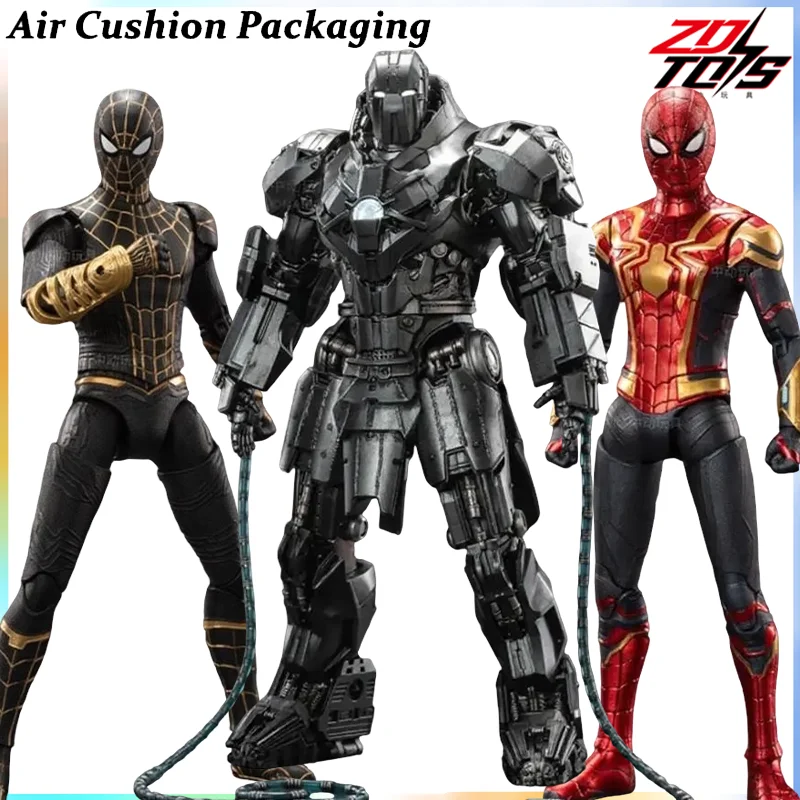 

ZDTOYS Genuine INFINITE 10th Anniversary Series Black and Gold Spider-Man Red-Gold Spider-Man Whiplash Action Figures Model Toys