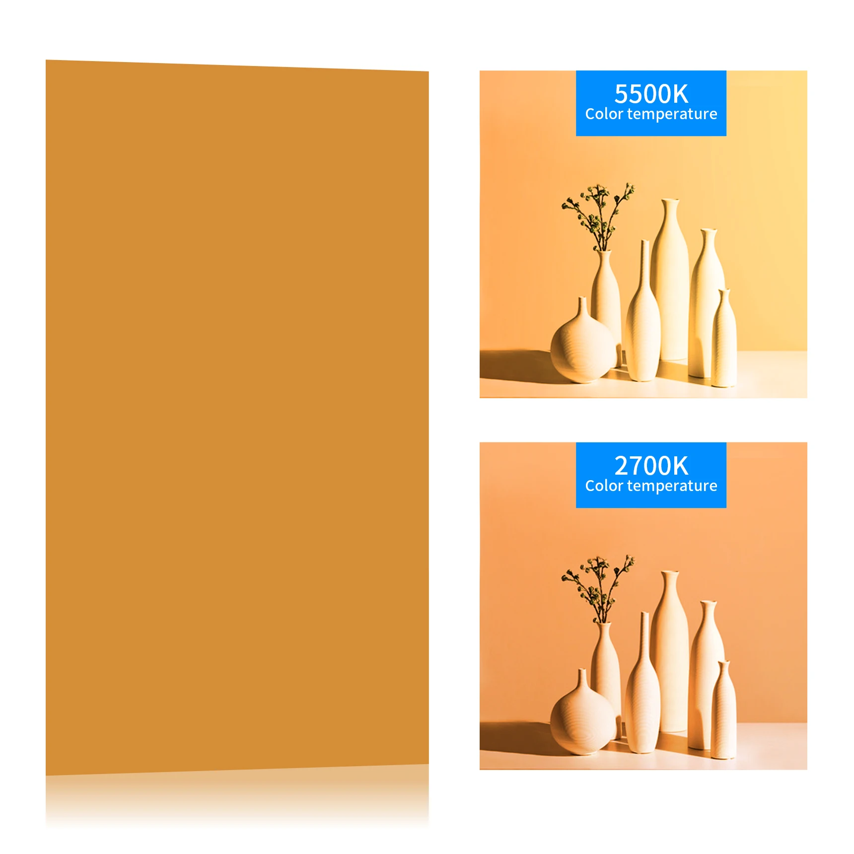 Meking 8ps 40*50/16x20 بوصة لون جل الإضاءة المواد الهلامية CTO أضواء الصور جل مرشحات تصحيح أوراق الضوء للتصوير الفوتوغرافي #6