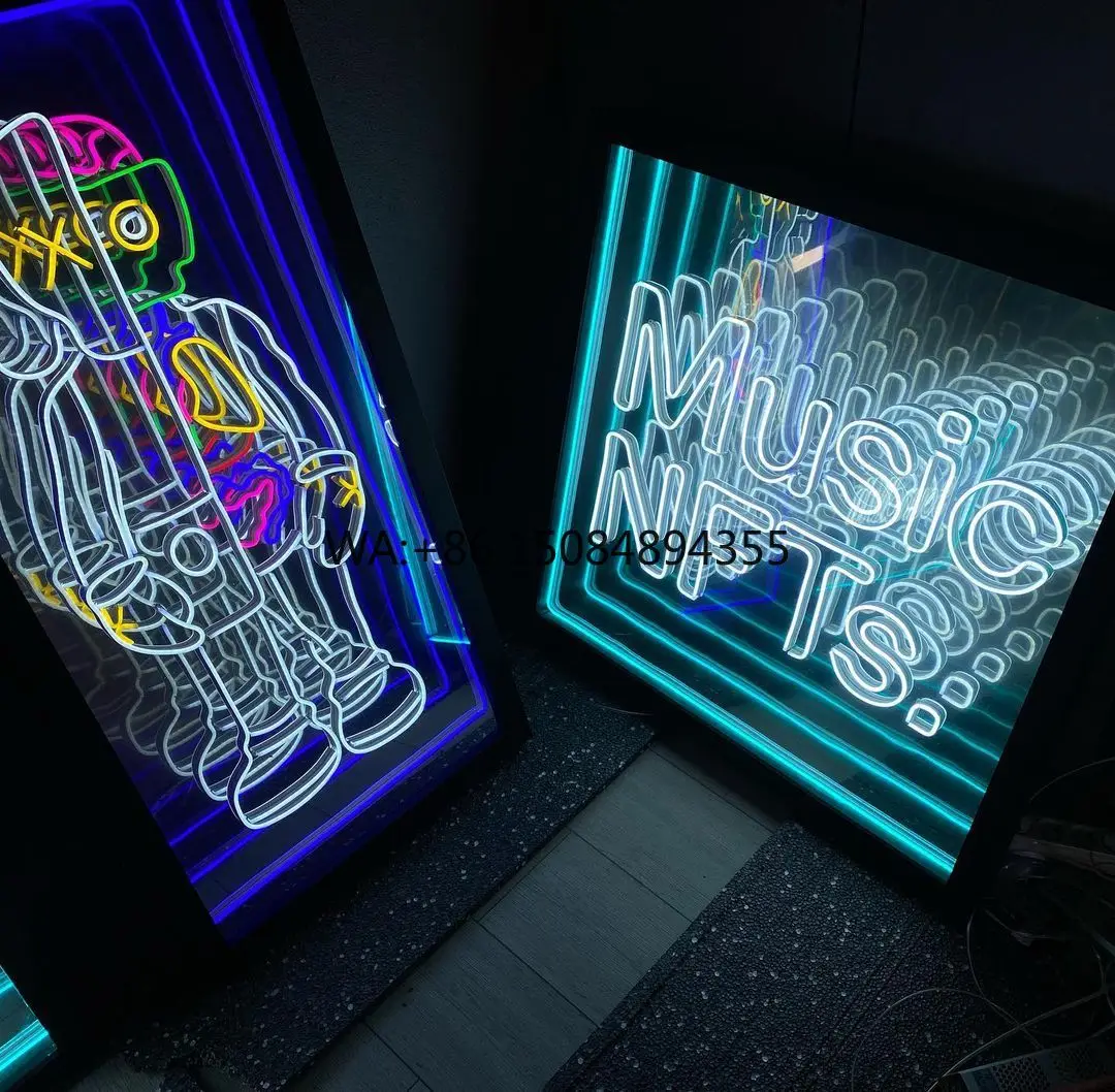 Wholesale Led Infinity Mirror Infinity Tunnel Mirror 3d Infinity Mirror Led Neon Restaurant