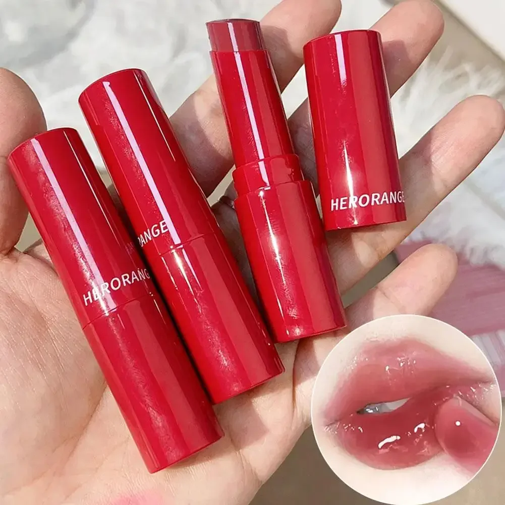 

Gloss Jelly Lipstick Mirror Water Light Lip Long Lasting Moisturizing Solid Lip Tint Balm Women Make Up Beauty Cosmetics