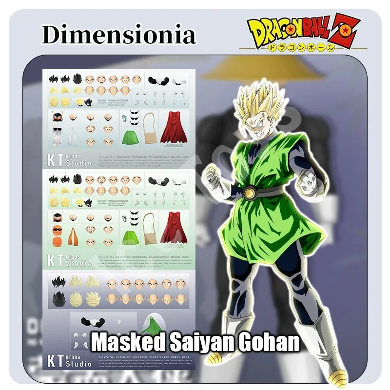 Nuevos Productos DIMENSIONIA&KT Studio, Figura de Acción Coleccionable de Gohan Super Saiyan, Héroe Enmascarado de Dragon Ball, Regalo