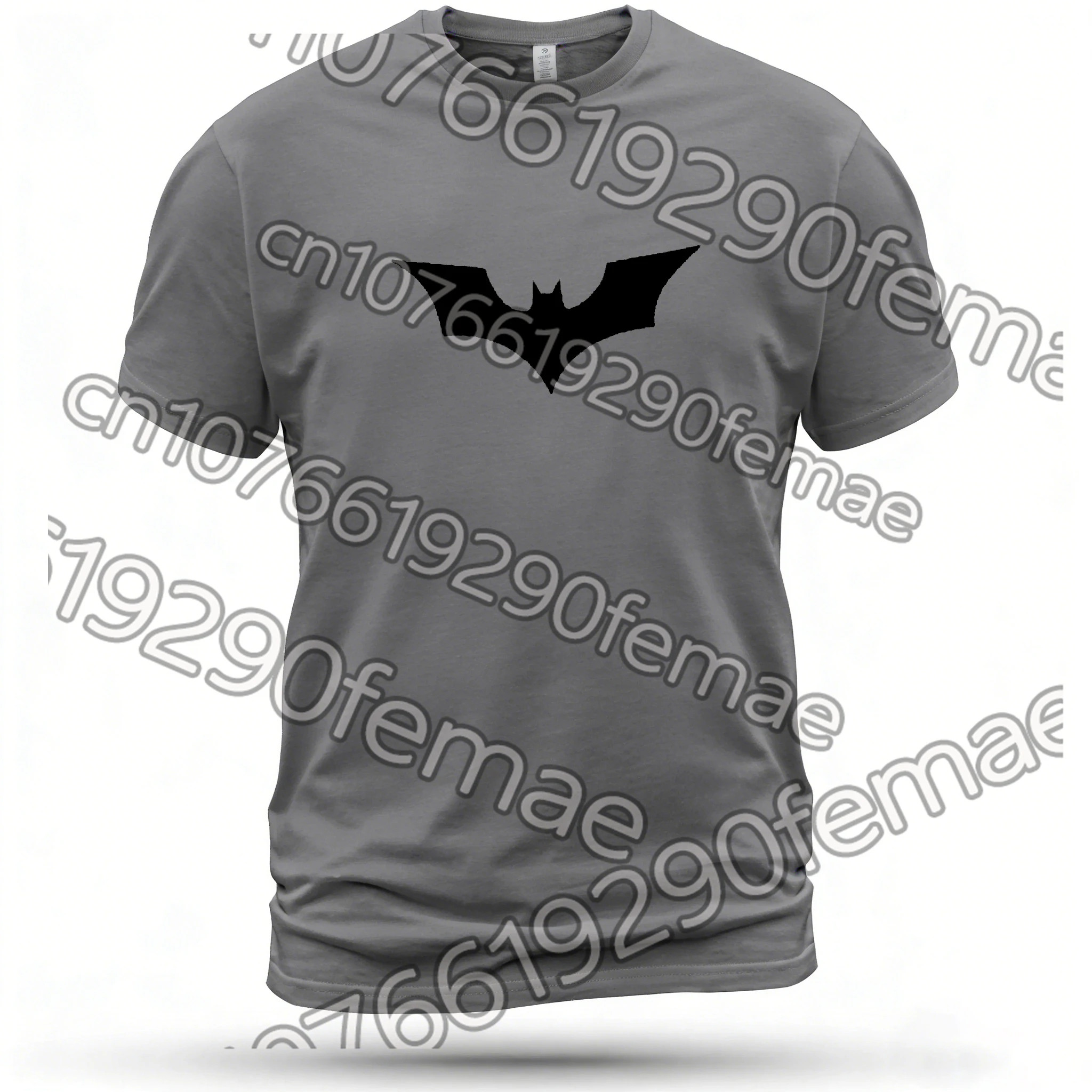 

Дышащая и удобная хлопковая мужская футболка, новинка 2026 года с принтом Бэтмена, стильный топ для весны и лета, можно носить как под одежду, так и поверх нее